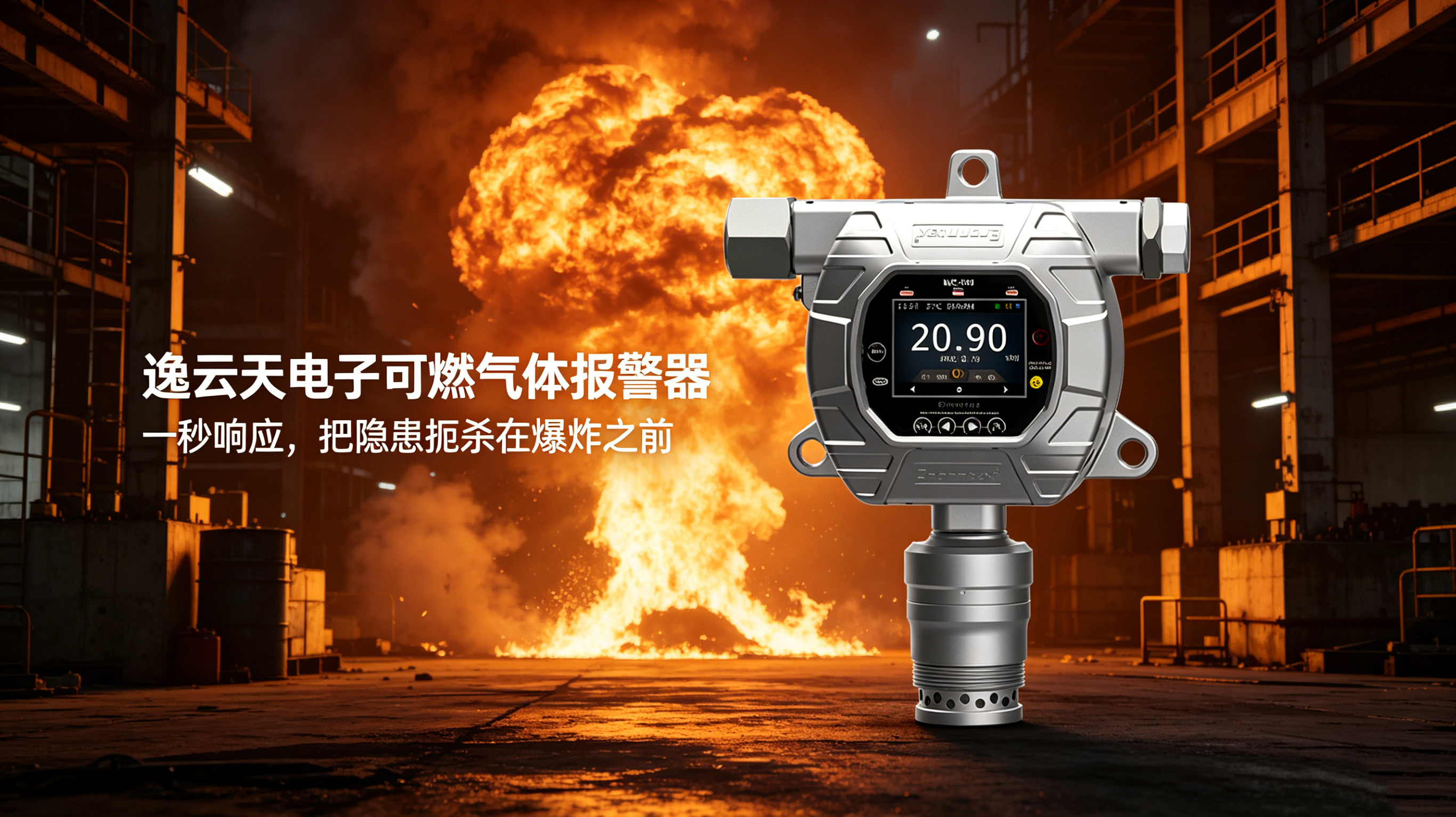 可燃氣體報警器檢測過程中突然死機，該怎么辦?