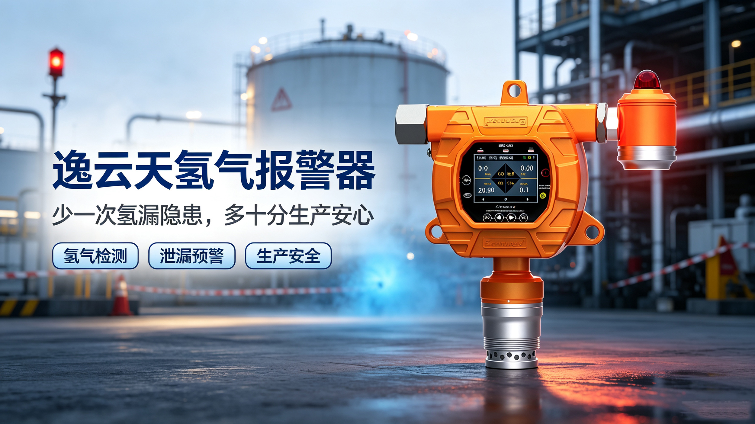 少一次氫漏隱患，多十分生產(chǎn)安心，這份氫氣報警器推薦清單值得收藏